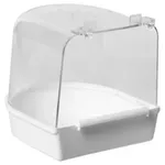 VOGELBAD GROOT MODEL WIT 13X13X12 CM VOGELBAD GROOT MODEL WIT 13X13X12 CM