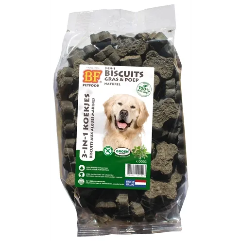 BF PETFOOD 3 IN 1 HONDENMINERALENKOEKJES KRUIDEN 500 GR BF PETFOOD 3 IN 1 HONDENMINERALENKOEKJES KRUIDEN 500 GR