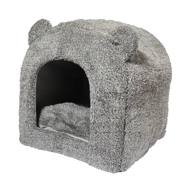 ROSEWOOD KATTENMAND IGLO TEDDY GRIJS 38X38X40 CM ROSEWOOD KATTENMAND IGLO TEDDY GRIJS 38X38X40 CM