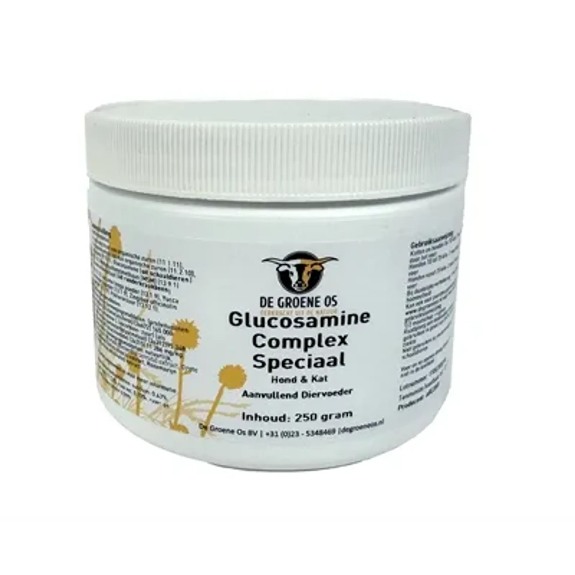 DE GROENE OS GLUCOSAMINE COMPLEX SPECIAAL HOND / KAT 250 GR