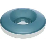 TRIXIE SLOWFEEDING ROCKING BOWL KUNSTSTOF / TPR GRIJS / BLAUW 23X23 CM 500 ML TRIXIE SLOWFEEDING ROCKING BOWL KUNSTSTOF / TPR GRIJS / BLAUW 23X23 CM 500 ML