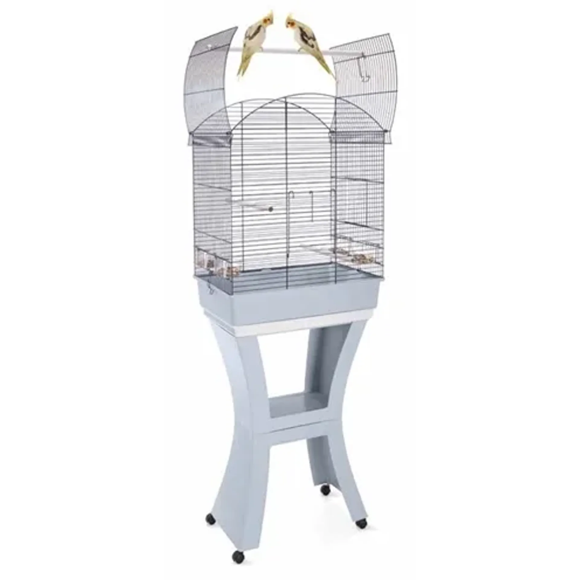IMAC VOGELKOOI CALLA MET STANDAARD BLAUW / GRIJS 62X43X78 CM