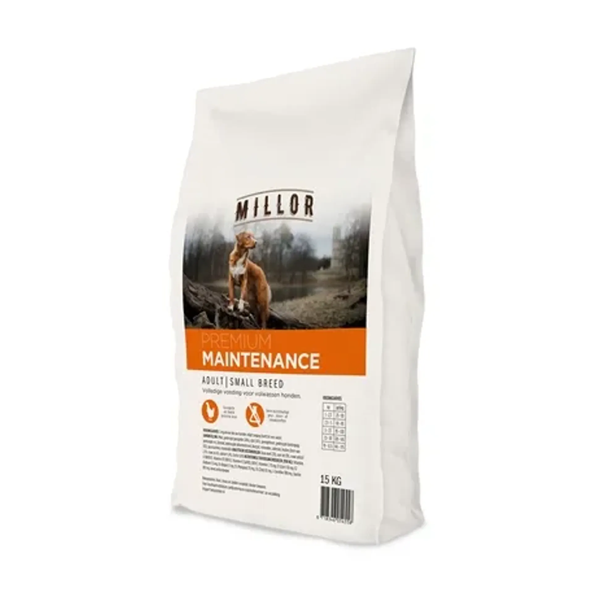 MILLOR EXTRUDED ADULT MAINTENANCE SMALL BREED 15 KG