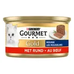 GOURMET GOLD FIJNE MOUSSE RUND 24X85 GR GOURMET GOLD FIJNE MOUSSE RUND 24X85 GR
