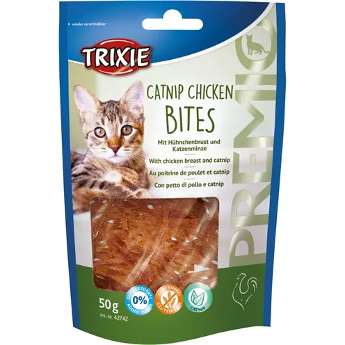 TRIXIE PREMIO CATNIP CHICKEN BITES 50 GR TRIXIE PREMIO CATNIP CHICKEN BITES 50 GR