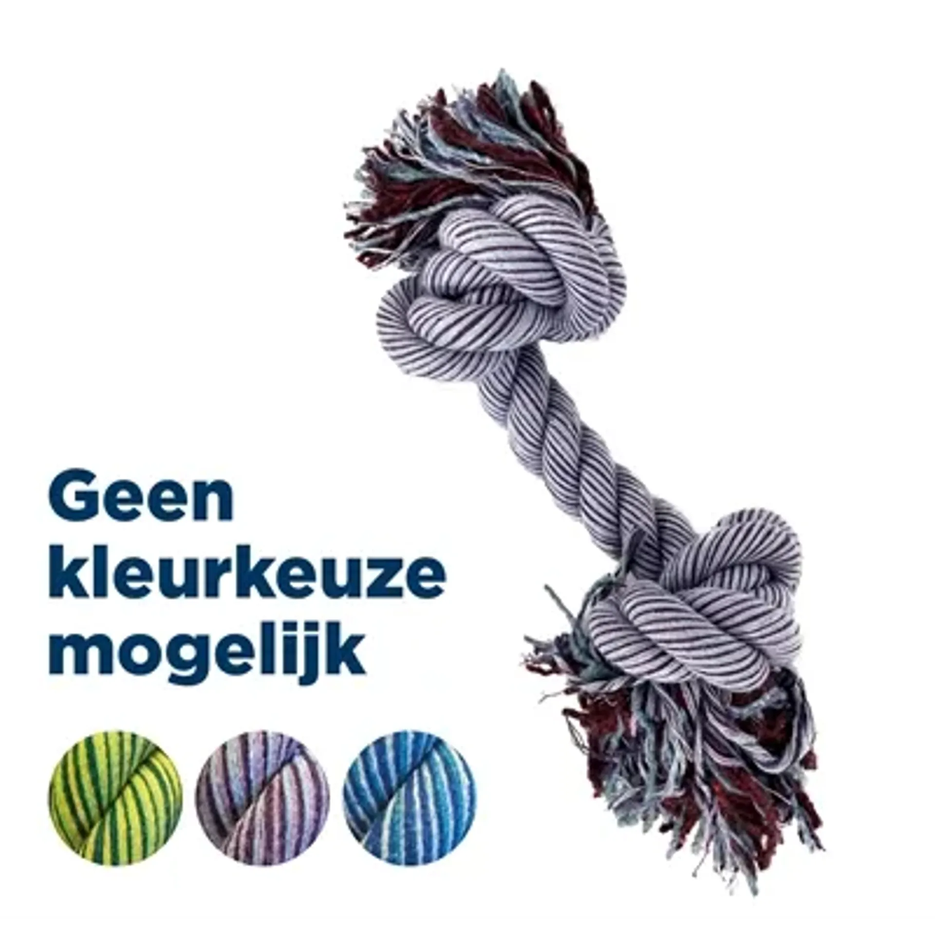 HAPPY PET FLOSSIN FUN 2 KNOOP LARGE 40X9X9 CM