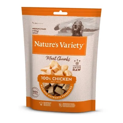 NATURES VARIETY FREEZE DRIED CHUNKS CHICKEN 50 GR NATURES VARIETY FREEZE DRIED CHUNKS CHICKEN 50 GR