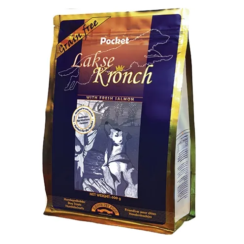 KRONCH 76% ZALMSNACKS POCKETS 600 GR KRONCH 76% ZALMSNACKS POCKETS 600 GR