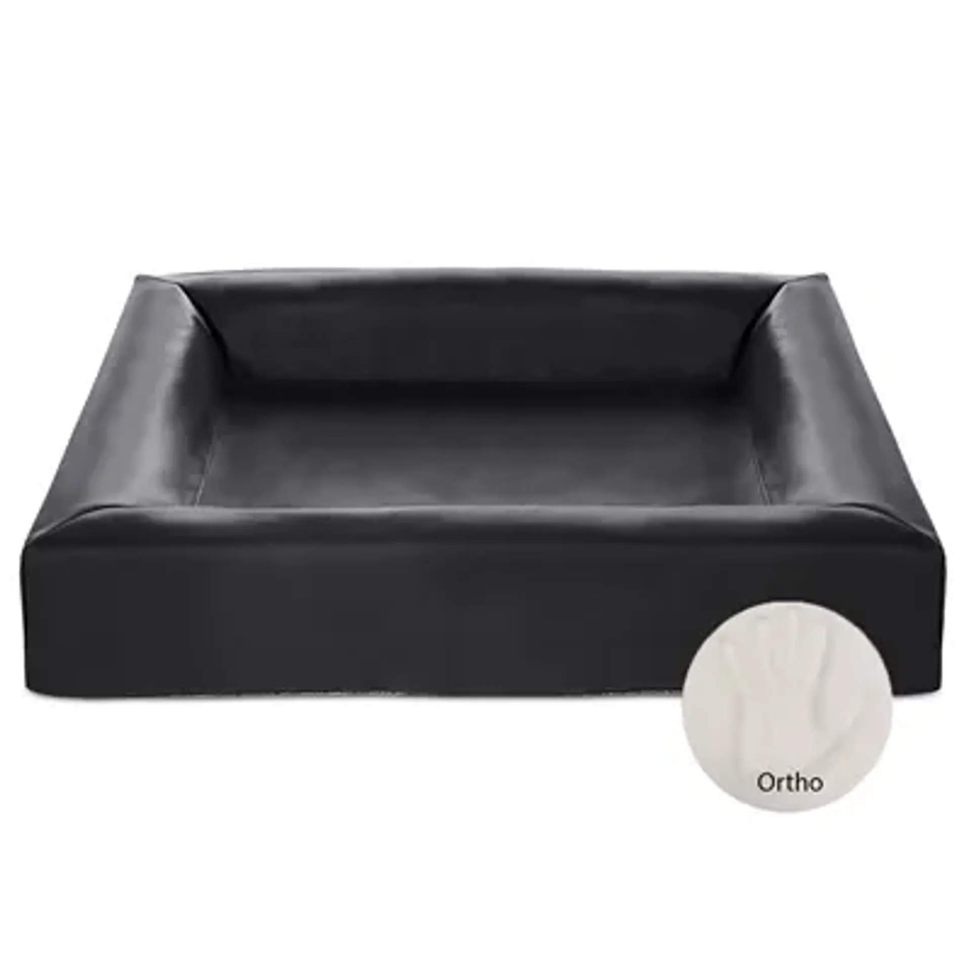 BIA BED HONDENMAND ORTHOPEDISCH ZWART BIA-4 85X70X15 CM
