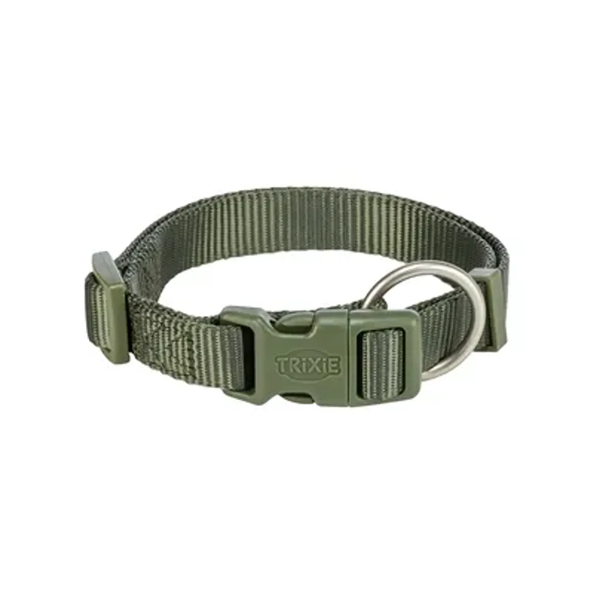 TRIXIE HALSBAND HOND PREMIUM OLIJFGROEN 40-65X2,5 CM