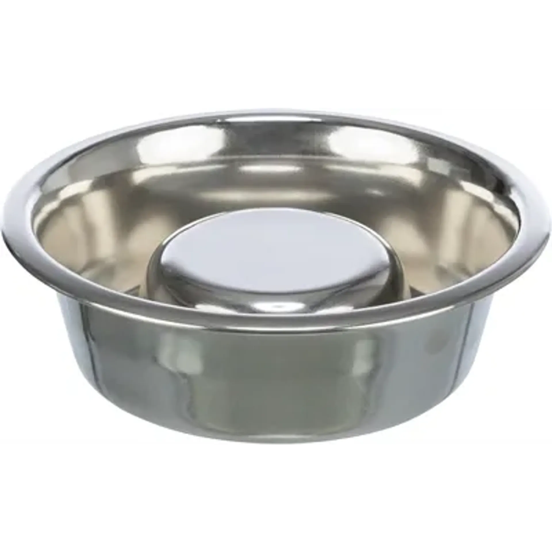 TRIXIE VOERBAK HOND SLOW FEEDING RVS 17 CM