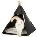 TRIXIE KATTENMAND TIPI VILT ANTRACIET 55X55X65 CM TRIXIE KATTENMAND TIPI VILT ANTRACIET 55X55X65 CM