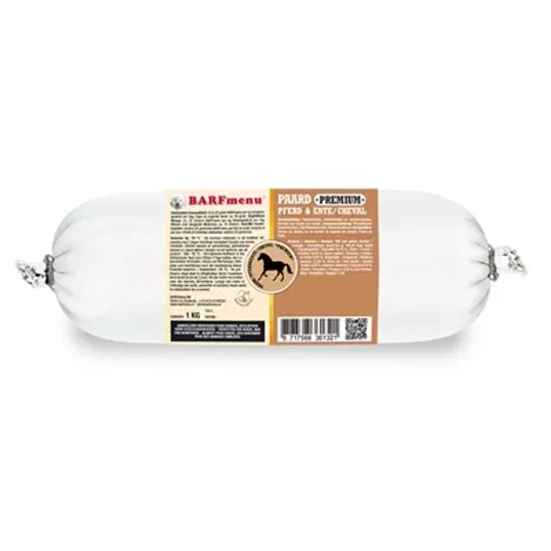 BARFMENU PAARD PREMIUM HONDENVOER 1000 GR