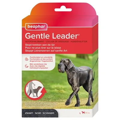 BEAPHAR GENTLE LEADER ZWART LARGE BEAPHAR GENTLE LEADER ZWART LARGE
