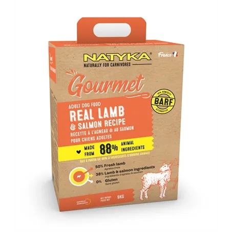 NATYKA GOURMET ADULT LAMB / SALMON 9 KG NATYKA GOURMET ADULT LAMB / SALMON 9 KG
