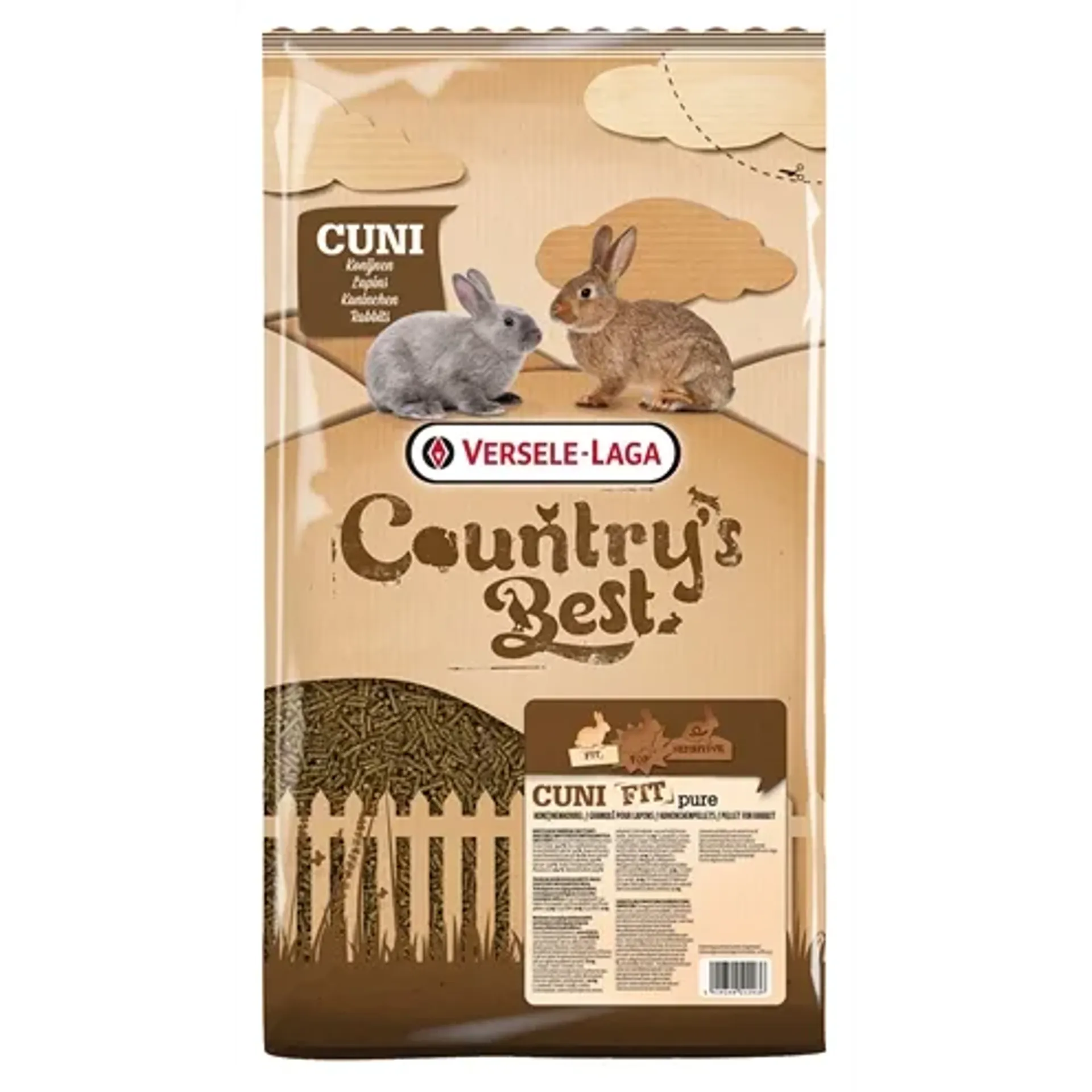 CUNI FIT PURE KONIJNENKORREL 5 KG