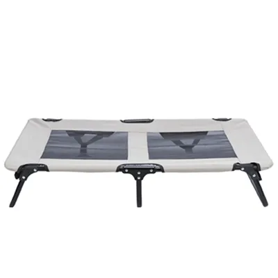 TRIXIE STRETCHER HONDENLIGBED GRIJS / ZWART 120X70X19 CM TRIXIE STRETCHER HONDENLIGBED GRIJS / ZWART 120X70X19 CM