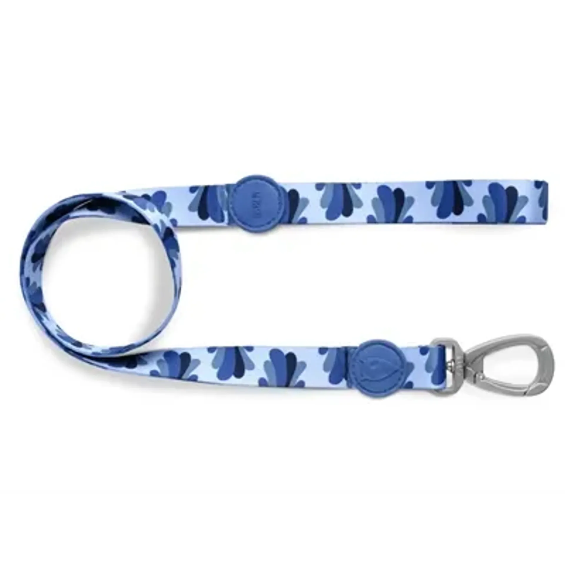 MORSO HONDENRIEM GERECYCLED SPLASH BLAUW 120X1,5 CM TOT 6 KG