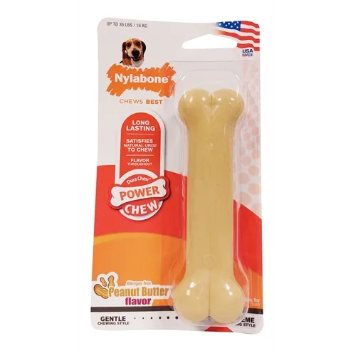 NYLABONE DURA CHEW PINDAKAAS VOOR HARDE BIJTERS HYPOALLERGEEN TOT 16 KG NYLABONE DURA CHEW PINDAKAAS VOOR HARDE BIJTERS HYPOALLERGEEN TOT 16 KG