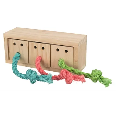 TRIXIE SNACK KUBUS HOUT 16X6X7 CM TRIXIE SNACK KUBUS HOUT 16X6X7 CM