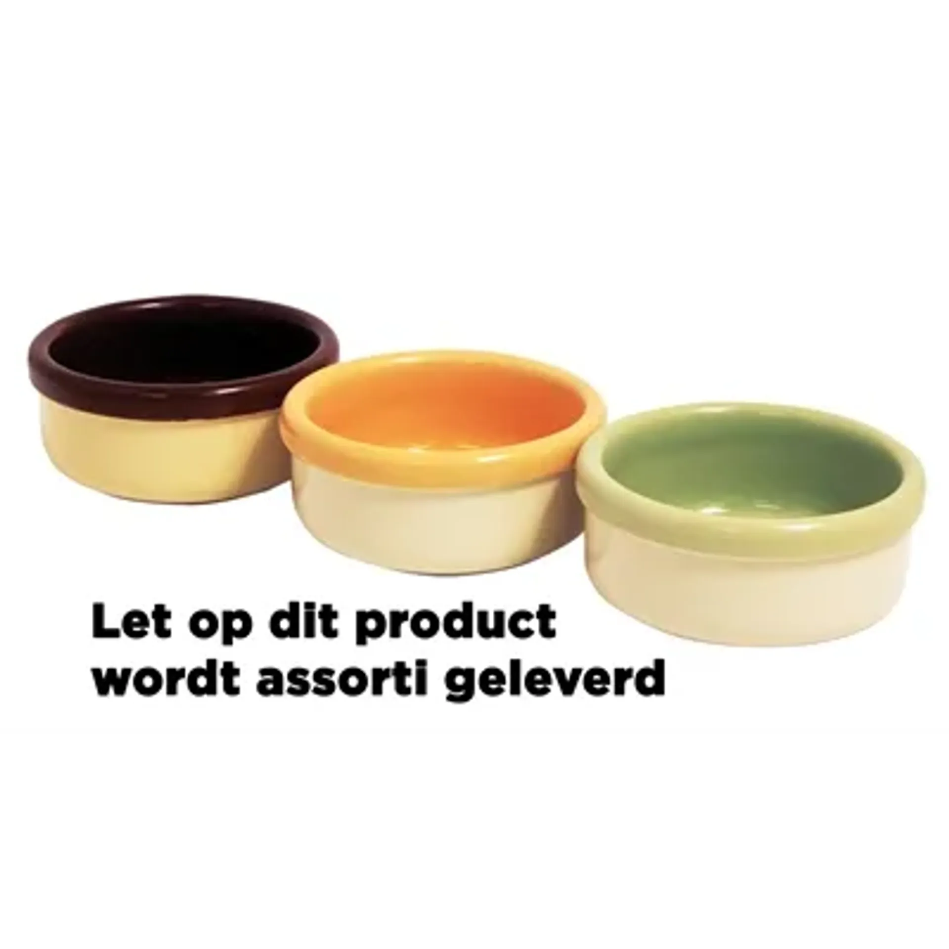 ROSEWOOD OPTIONS VOERBAK HAMSTER TWEE-KLEUR ASSORTI 9 CM