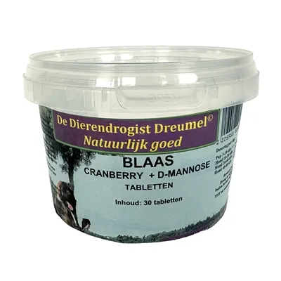 DIERENDROGIST BLAAS / CRANBERRY / D-MANNOSE TABLETTEN 30 TBL DIERENDROGIST BLAAS / CRANBERRY / D-MANNOSE TABLETTEN 30 TBL
