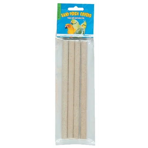 HAPPY PET SAND PERCH COVERS 4PK 19X1,5X1,5 CM 4 ST HAPPY PET SAND PERCH COVERS 4PK 19X1,5X1,5 CM 4 ST