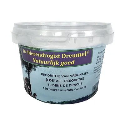 DIERENDROGIST RESORPTIE VAN VRUCHTJES FOETALE RESORPTIE 150 ST DIERENDROGIST RESORPTIE VAN VRUCHTJES FOETALE RESORPTIE 150 ST