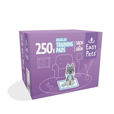EASYPETS PUPPY TRAINING PADS LAVENDER 58X58 CM 250 ST EASYPETS PUPPY TRAINING PADS LAVENDER 58X58 CM 250 ST