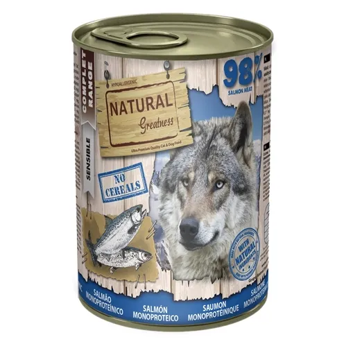 NATURAL GREATNESS MONOPROTEIN SALMON RECIPE 400 GR NATURAL GREATNESS MONOPROTEIN SALMON RECIPE 400 GR