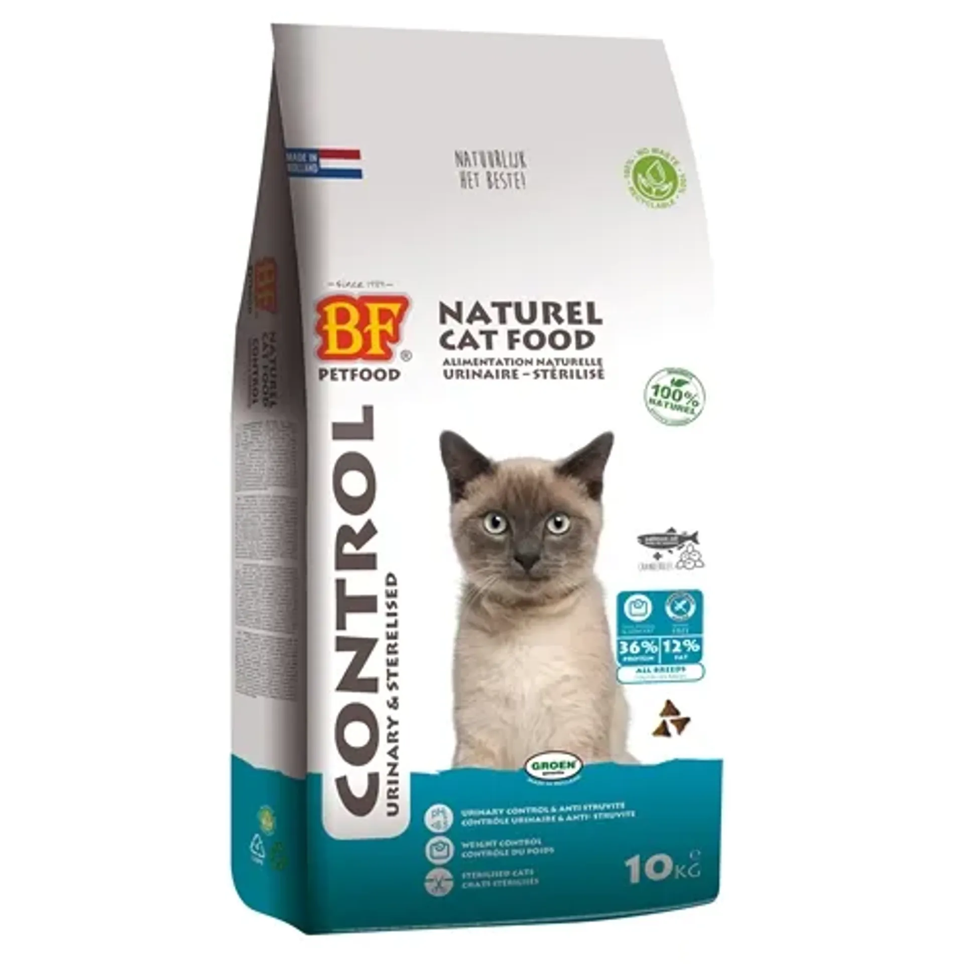 BF PETFOOD PREMIUM QUALITY KAT CONTROL URINARY / STERILISED 10 KG