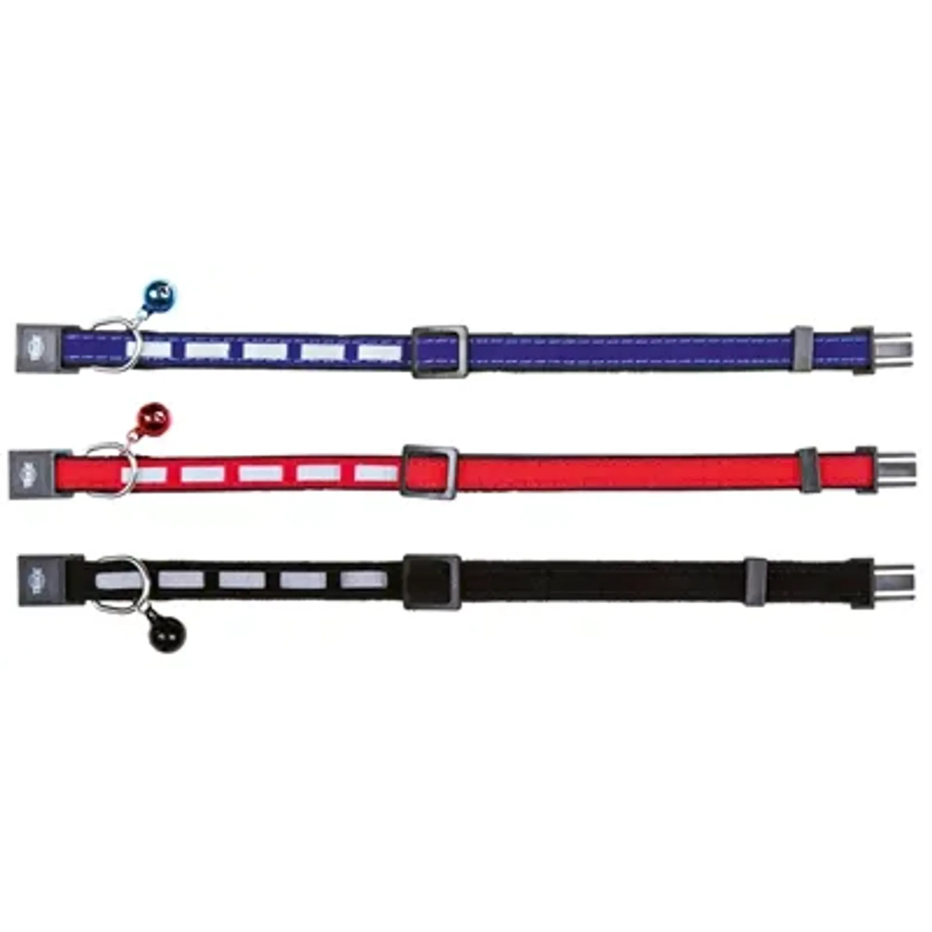 TRIXIE HALSBAND KAT SAFER LIFE FLUWEEL REFLECTEREND ASSORTI