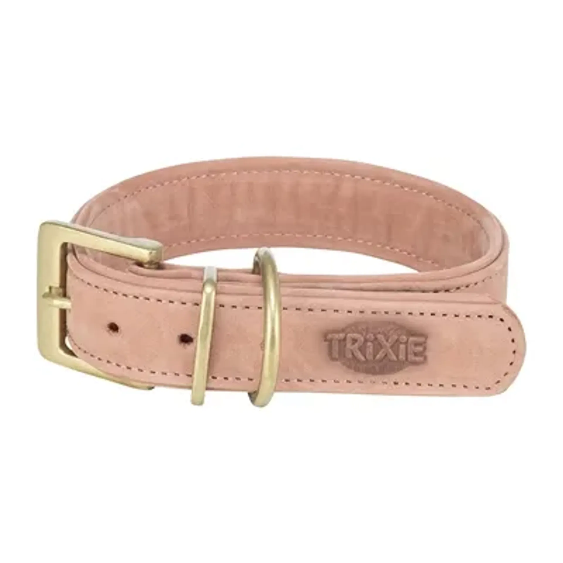 TRIXIE HALSBAND HOND PURE LEER ROZE XS 25-31X2,5 CM
