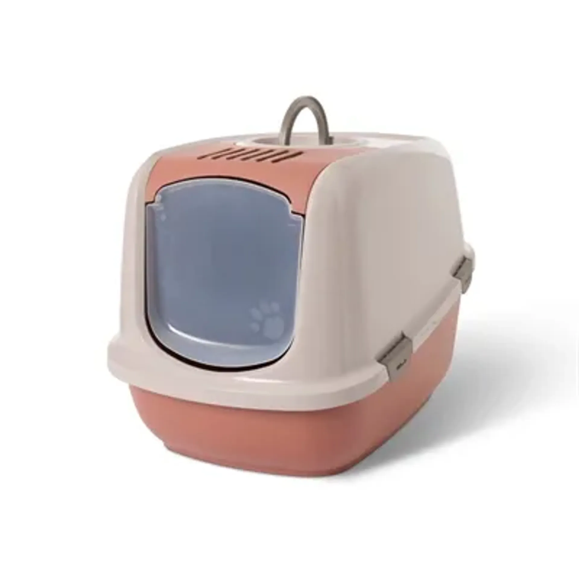 SAVIC KATTENBAK NESTOR JUMBO CHAMPAGNE ROZE / TERRACOTTA 66,5X48,5X46,5 CM