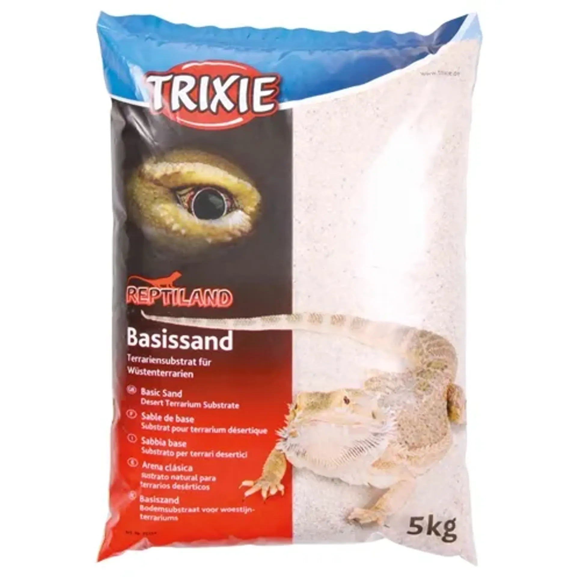 TRIXIE REPTILAND BASISZAND VOOR WOESTIJNTERRARIA WIT 5 KG