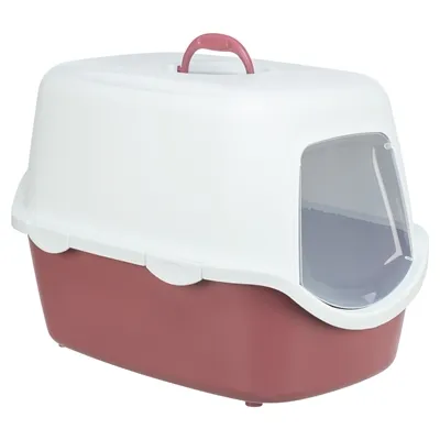 TRIXIE KATTENBAK VICO OUDROZE / WIT 56X40X40 CM TRIXIE KATTENBAK VICO OUDROZE / WIT 56X40X40 CM