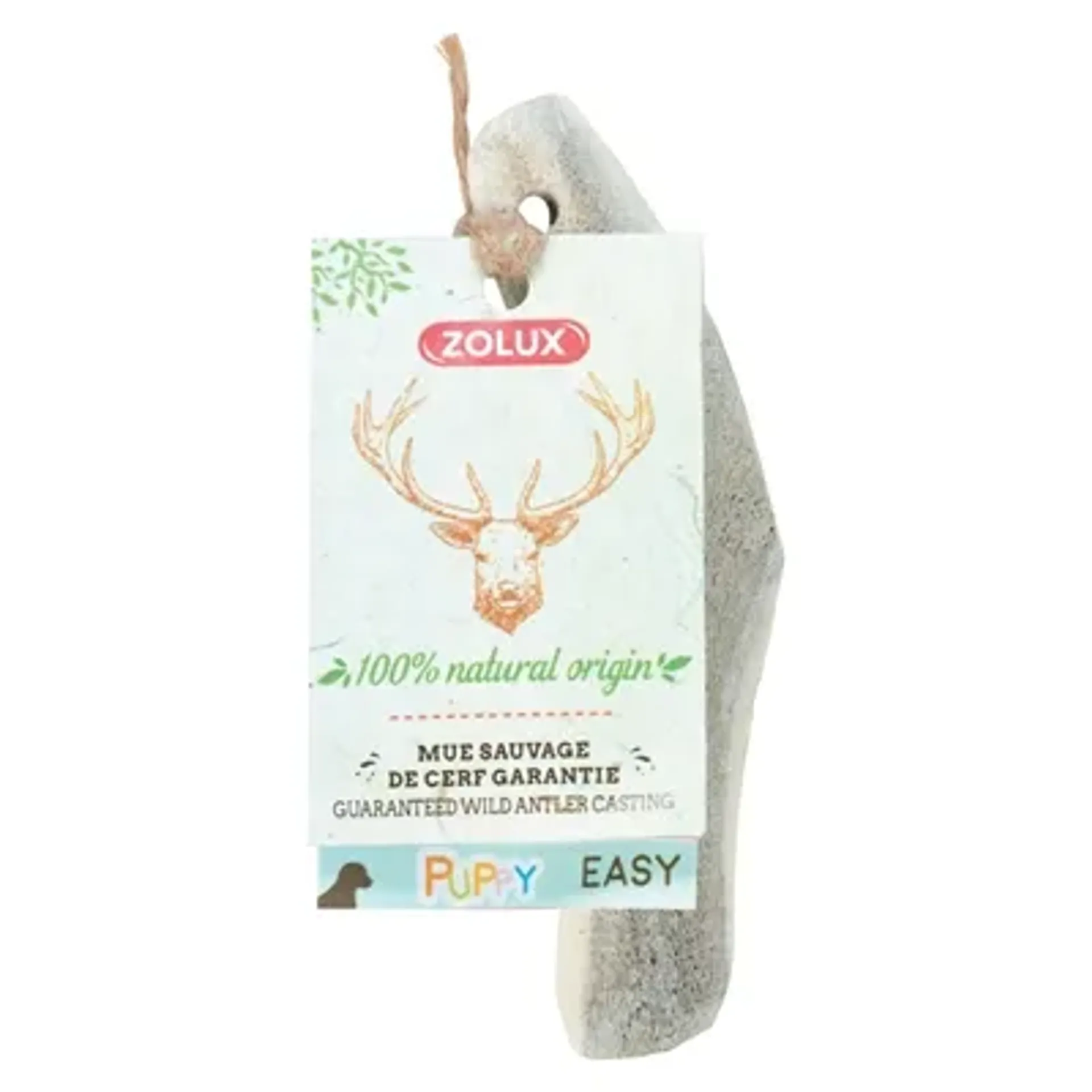 ZOLUX HERTENGEWEI SCHUIN GESNEDEN PUPPY EASY XXS PUPPY