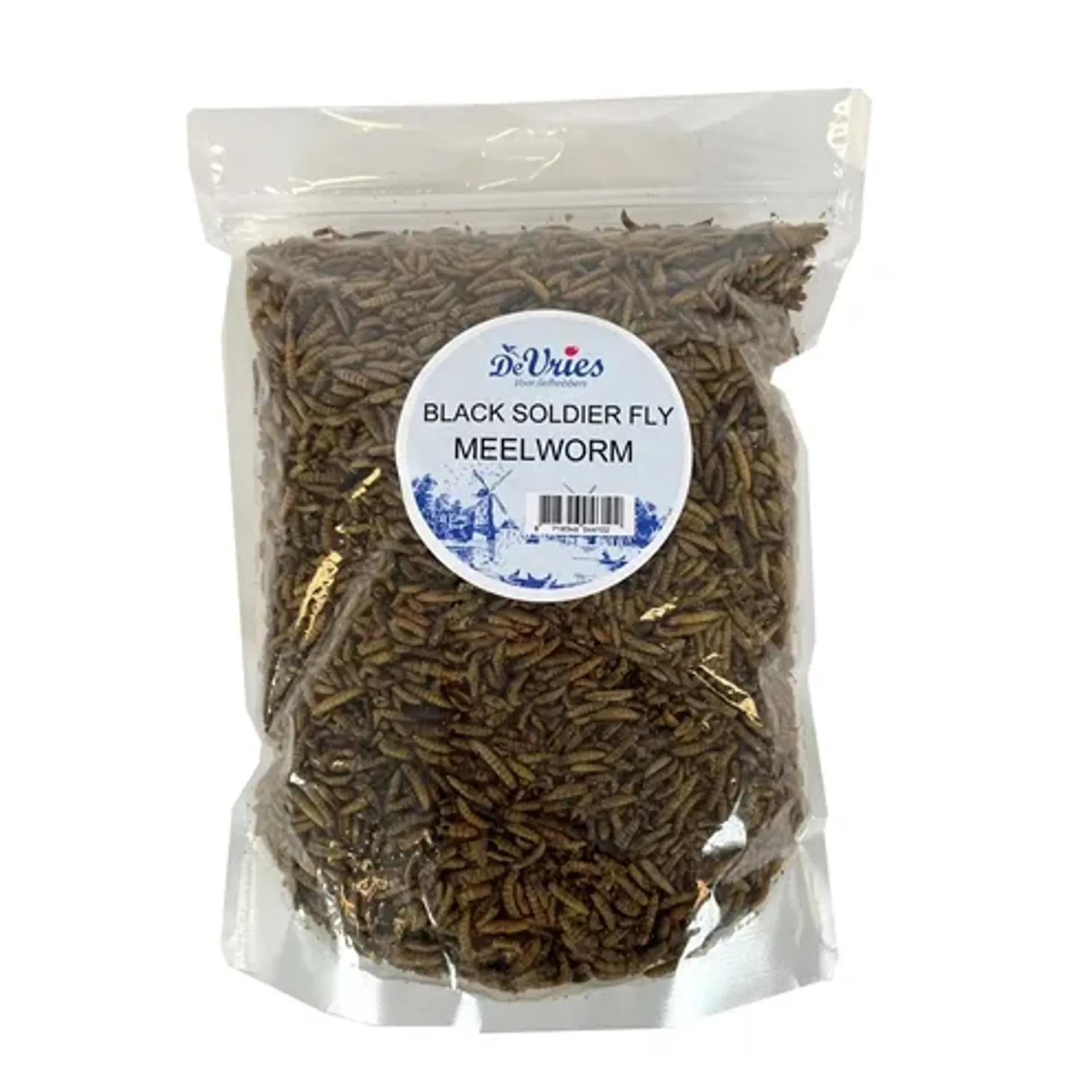 DE VRIES MEELWORM BLACK SOLDIER FLY 450 GR