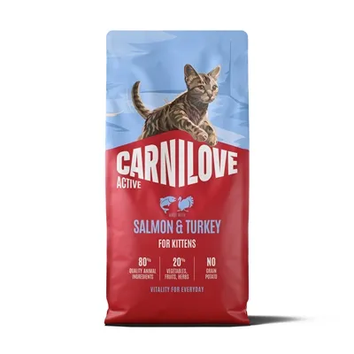 CARNILOVE ACTIVE KITTEN SALMON / TURKEY 6 KG CARNILOVE ACTIVE KITTEN SALMON / TURKEY 6 KG
