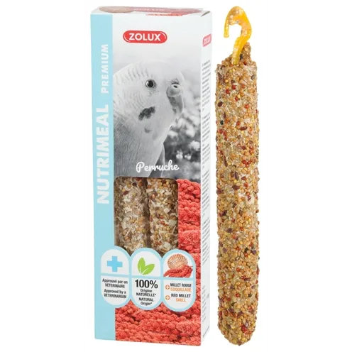 ZOLUX NUTRIMEAL STICK PARKIET RODE GIERST 110 GR 2 ST ZOLUX NUTRIMEAL STICK PARKIET RODE GIERST 110 GR 2 ST