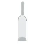 TRIXIE HARENPLUIZENBORSTEL MET REINIGINGSSTATION WIT / GRIJS 33 CM TRIXIE HARENPLUIZENBORSTEL MET REINIGINGSSTATION WIT / GRIJS 33 CM