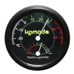 KOMODO THERMOMETER / HYGROMETER ANALOOG 8 CM KOMODO THERMOMETER / HYGROMETER ANALOOG 8 CM