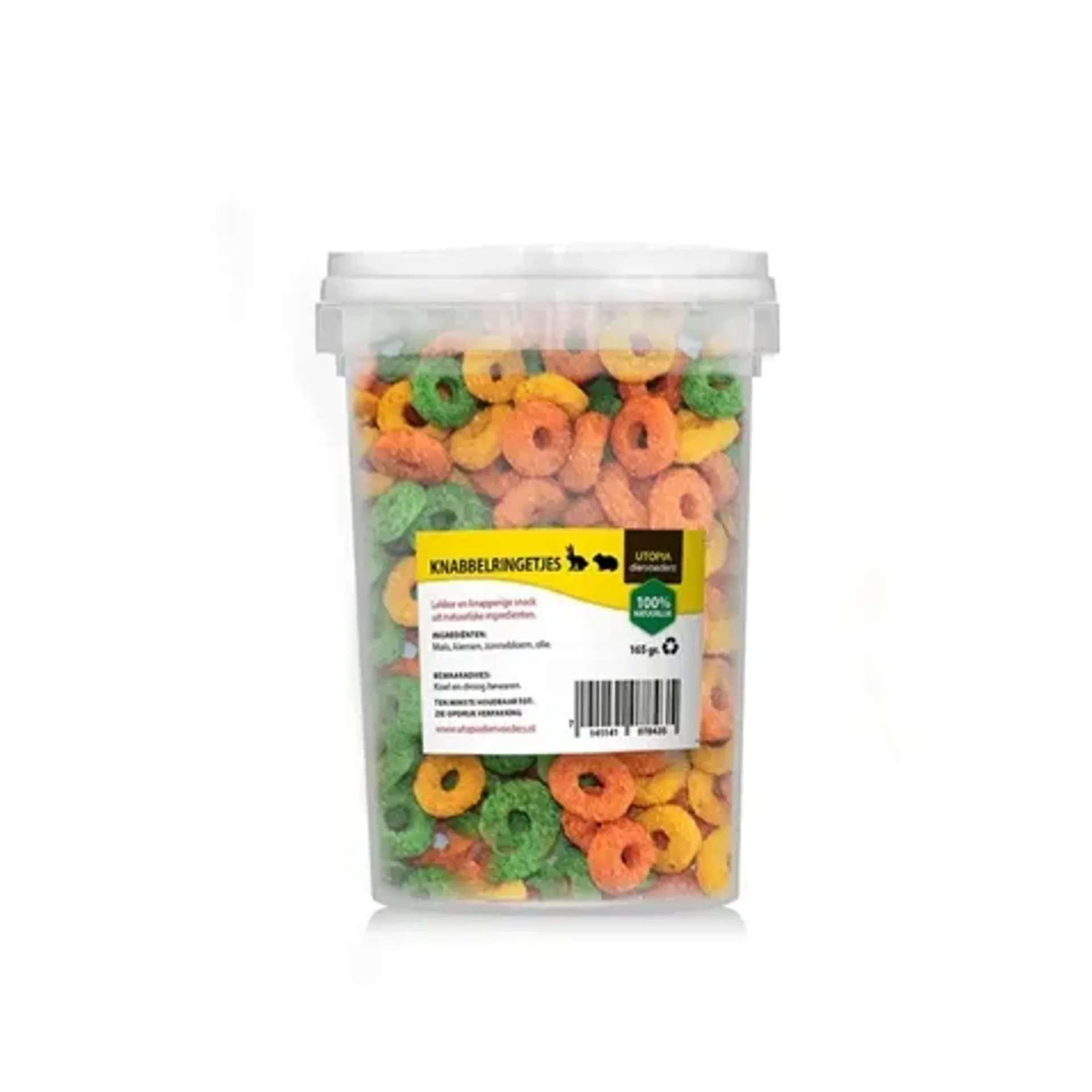 UTOPIA KNABBEL RINGETJES 165 GR