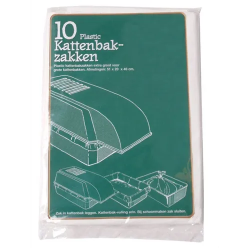 PLASTIC KATTENBAKZAK VOOR EXTRA GROTE KATTENBAKKEN 51X20X46 CM PLASTIC KATTENBAKZAK VOOR EXTRA GROTE KATTENBAKKEN 51X20X46 CM
