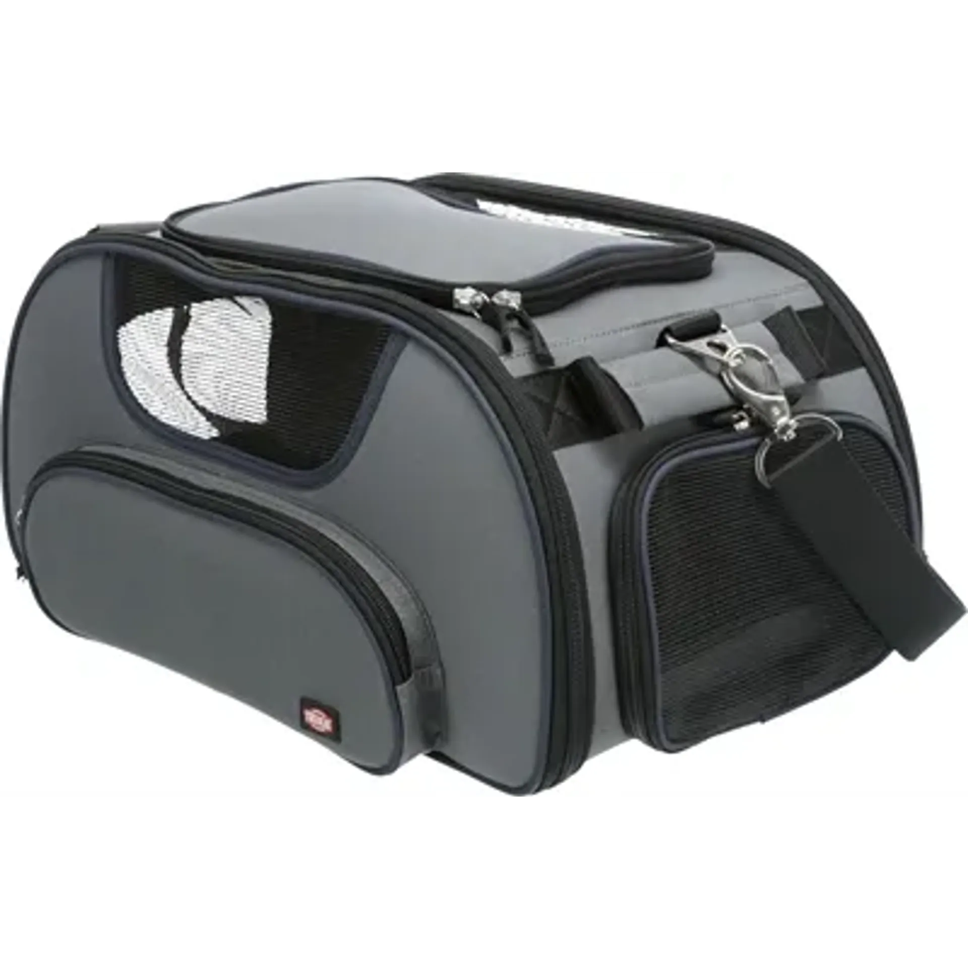 TRIXIE HONDENTAS VLIEGTUIGTAS WINGS GRIJS / ZWART 46X28X23 CM