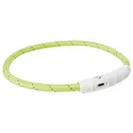 TRIXIE LICHTGEVENDE HALSBAND HOND FLASH USB TPU / NYLON GROEN 35X0,7 CM TRIXIE LICHTGEVENDE HALSBAND HOND FLASH USB TPU / NYLON GROEN 35X0,7 CM