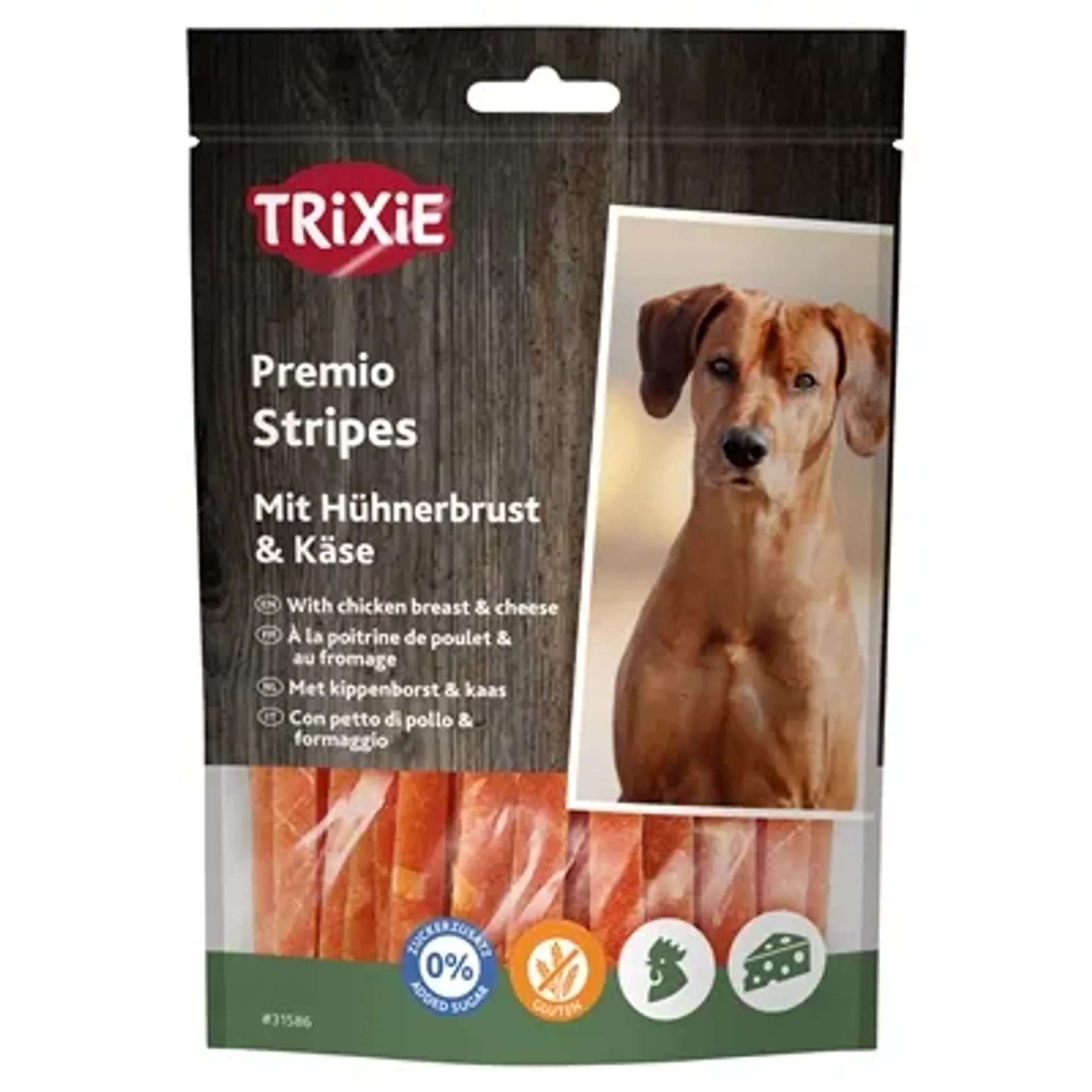 TRIXIE PREMIO CHEESE CHICKEN STRIPES 100 GR