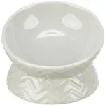 TRIXIE VERHOOGDE VOERBAK / WATERBAK KERAMIEK LICHT TAUPE 150 ML 13 CM TRIXIE VERHOOGDE VOERBAK / WATERBAK KERAMIEK LICHT TAUPE 150 ML 13 CM