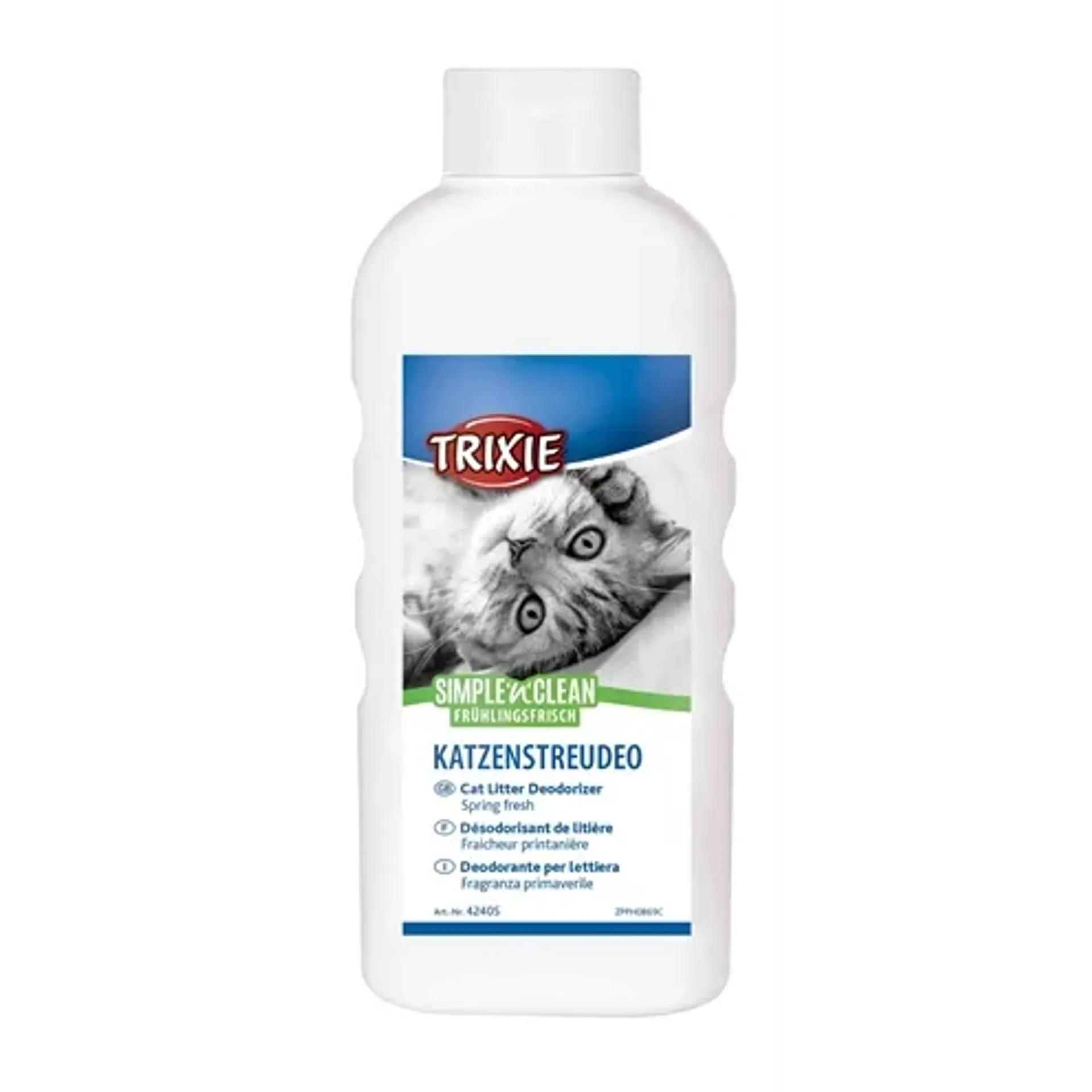 TRIXIE SIMPLE’N’NCLEAN GEURVERDRIJVER KATTENBAK LENTEFRIS 750 GR