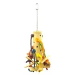 HAPPY PET VOGELSPEELGOED PUZZEL BAMBOE 48X24X24 CM HAPPY PET VOGELSPEELGOED PUZZEL BAMBOE 48X24X24 CM